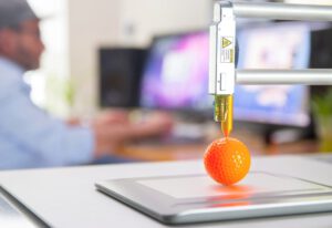 Voorbeeld van een 3D print
