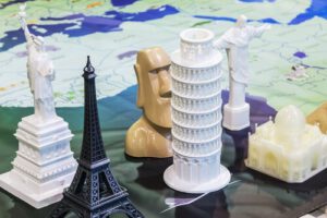 3D printing prototype van kunstwerk, gebouw of ander object